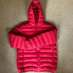 PUFFER CASUAL JACKET RED